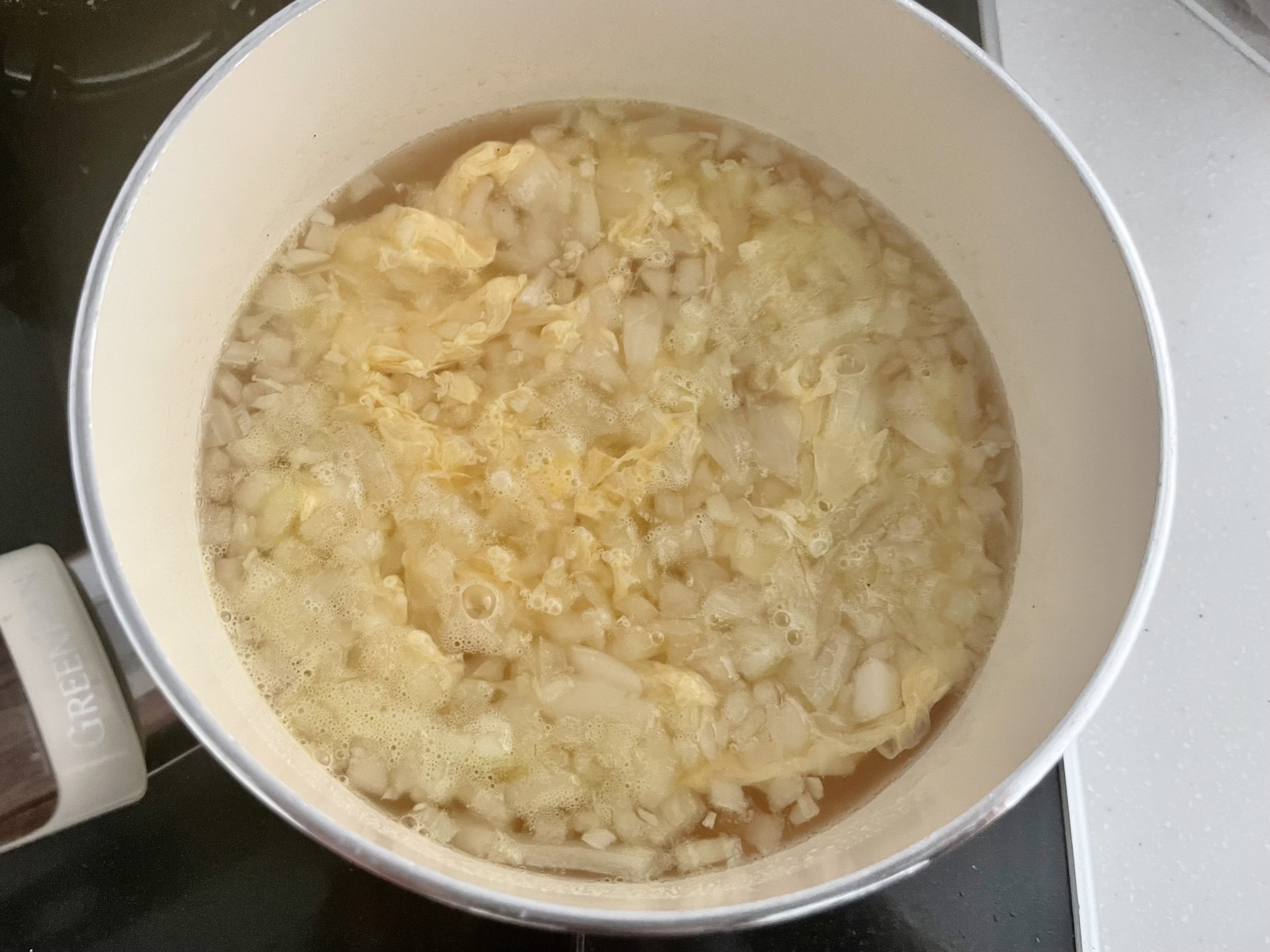 モロヘイヤと卵のスープ